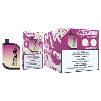 Niice Bar 9000 Puffs 14 Flavors одноразовая электронная ручка