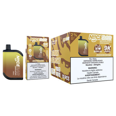 0/2%/5% Nic Big Puff Vape с сопротивлением 1,1 Ом с дисплеем