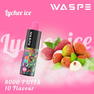 8000Puffs 16ml E-juice 10 Flavors одноразовая вейп-ручка с аккумулятором емкостью 650 мАч и сетчатой катушкой