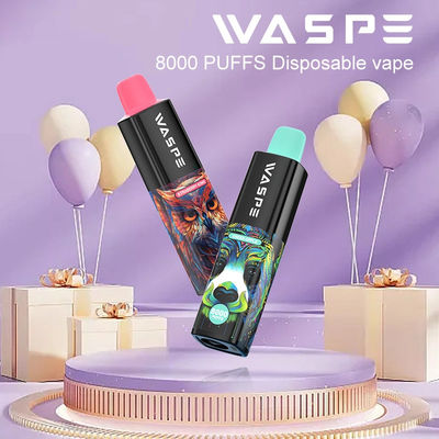 8000Puffs одноразовый испаритель Stick Nic 0/2%/5% для беззаботного вейпинга