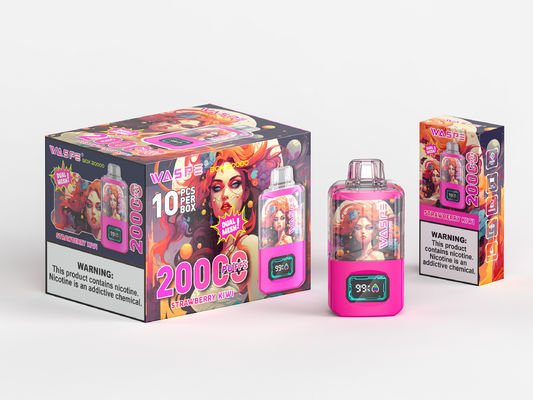 RGB Light Big Puff Vaping Battery 650Mah Sus304 20000Puffs (РГБ Легкий Большой Пуф Вейп Батарея 650МА)