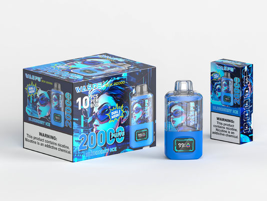 RGB Light Big Puff Vaping Battery 650Mah Sus304 20000Puffs (РГБ Легкий Большой Пуф Вейп Батарея 650МА)