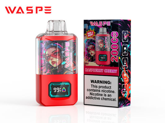 Sus304 Rgb Светлый фруктовый аромат Вейп 20000Puffs 650Mah Батарея OEM Цвета
