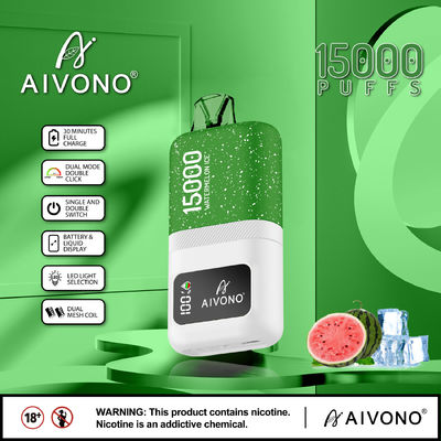 Умная ручка с двойной решеткой E Vape 15 фруктовых ароматизаторов 24 мл экран с жидкой емкостью