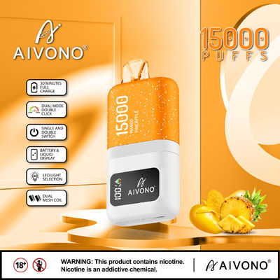 Custom Logo Smart Vape Pen для взрослых 15 фруктовых ароматизаторов 86 г Легкий с переменной никотиновой силой